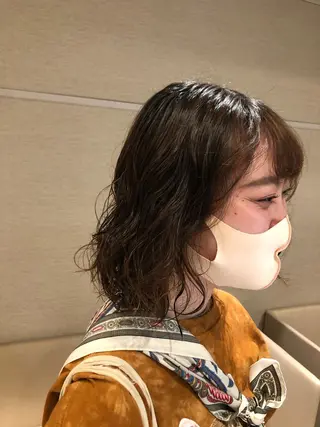 ミディアム パーマ dogstar小林諒 レイヤー/パーマのヘアスタイル