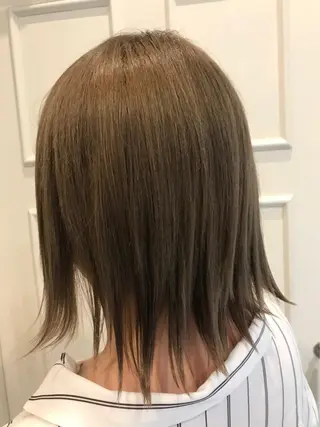ミディアム カラー 🫟Blanco🫟 Color&Careのヘアスタイル