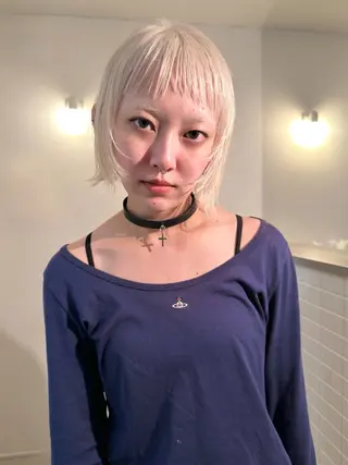 ショート カラー デザイン/レイヤー Kaito🐩/栄のヘアスタイル