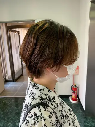 ショート CECIL hair なんば店所属・メンズパーマ 艶髪☆店長☆有馬のヘアスタイル