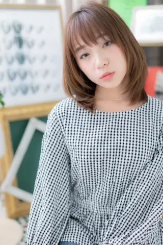 ミディアム COVER HAIR bliss 大宮店所属・出川 宙☘️のヘアスタイル