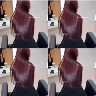 セミロング なかやま ちかのヘアスタイル