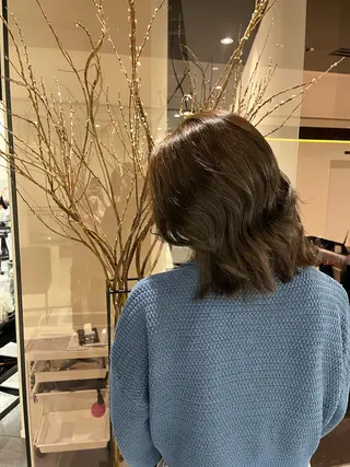 セミロング 中原 優美のヘアスタイル