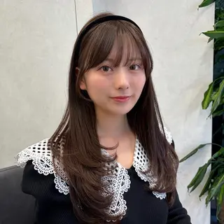 セミロング 🩵似合わせカット/ カラー/あさか 🩵のヘアスタイル