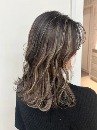 セミロング カラー 【副店長】DAYS 2nd 久木山湧也のヘアスタイル