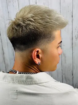 ショート メンズ 甲斐 心のヘアスタイル