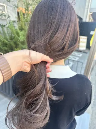 ロング カラー シェアサロンコネクト所属・Chiho/ 博多/パーマ/ボブのヘアスタイル