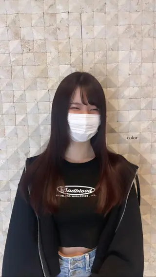 ロング カラー ラティアンヌイグレック所属・豊中/髪質改善/ レイヤーカットミヅキのヘアスタイル