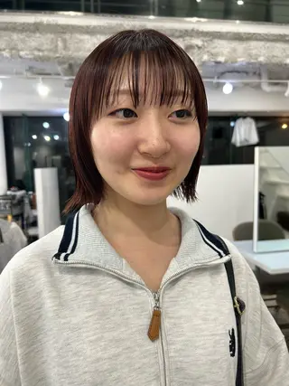 ショート カラー nishihama nanaのヘアスタイル