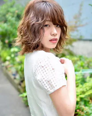 ミディアム カラー ヘアアレンジ 上新庄NO1髪質改善 See.店長深田強のヘアスタイル