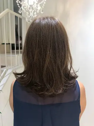 ミディアム PROGRESS 荻窪のヘアスタイル