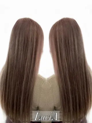 ロング カラー ヘアアレンジ LuciA/エクステ カラーのヘアスタイル