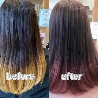 ロング カラー メルクヘアー 中澤のヘアスタイル