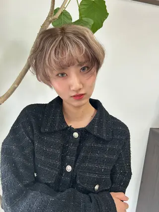 ショート カラー ハイトーン/エクステ /🎀YUINA🎀のヘアスタイル