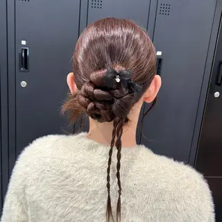 ヘアアレンジ 透明感カラー🫧 ✴︎meiのヘアスタイル