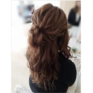 セミロング ヘアアレンジ fun./ヘアセット /エクステ/着付のその他イメージ