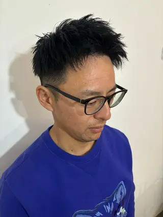 ショート メンズ 穐田 航のヘアスタイル