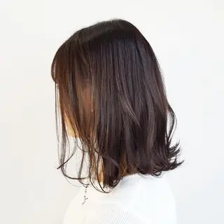 ミディアム カラー 美髪⭐︎髪質改善 井上　康司のヘアスタイル