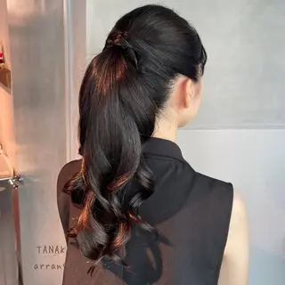 ヘアアレンジ charm《銀座》 ヘアセット/縮毛矯正のヘアスタイル