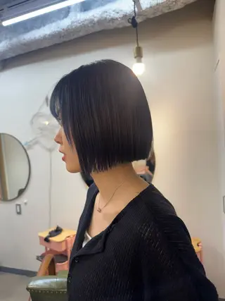 ショート BELLE by revo所属・𝘀𝗮𝗲/ 艶髪/ショートボブのヘアスタイル