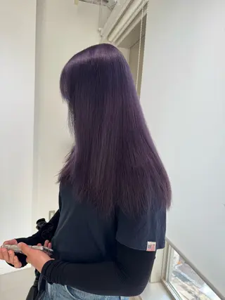 ロング カラー 店長　MANAMI ／ブリーチ／骨格ボブのヘアスタイル