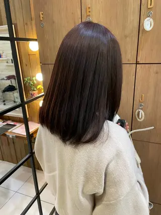 ミディアム 透明感color吉田 沙羅のヘアスタイル