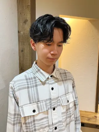 パーマ メンズ 工藤 梨花のヘアスタイル