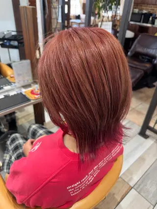 ミディアム カラー 北村 優樹のヘアスタイル