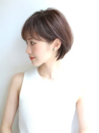 ショート カラー 横野 孝志のヘアスタイル