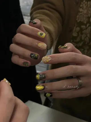 ネイル if Hair＆Nail Salon所属・IKA /海外ネイル /個性派/ワンホンのネイルデザイン