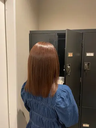 セミロング カラー BASE hair所属・risa / base hairのヘアスタイル