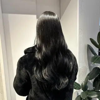 ロング カラー りあの🎀 /暖色カラー🍒のヘアスタイル