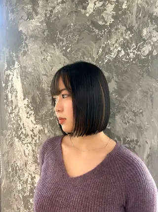 ショート カラー 僕なら縮毛矯正してて もブリーチできますのヘアスタイル