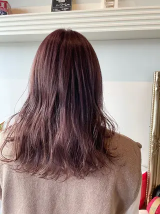 セミロング カラー 💐パーソナルカラー /市橋加菜💐のヘアスタイル