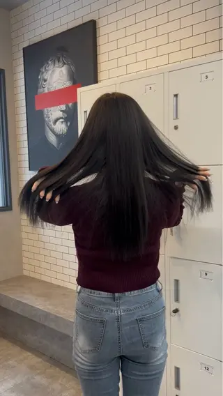 ロング カラー いなみね はるきのヘアスタイル