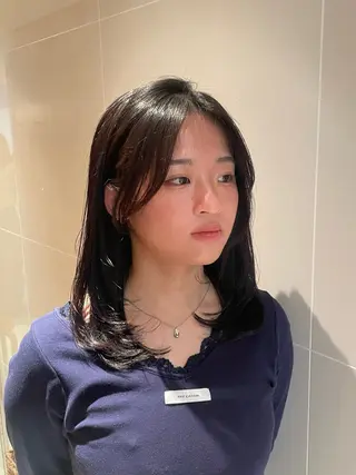 ミディアム 縮毛矯正/レイヤー 🌙児玉光瑠のヘアスタイル