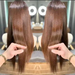 ロング ヘアアレンジ メンズ カラー 韓国ヘアならお任せ♡ 馴染ませ達人👸yuのヘアスタイル