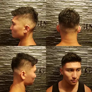ショート Brotokyo BARBERSHOP 銀座店所属・BroTokyo マルのヘアスタイル
