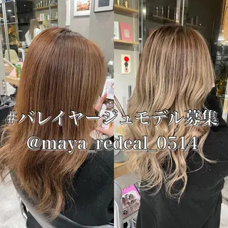 セミロング REDEAL SHIBUYA所属・maya/レイヤー カット/ミインパーマのヘアスタイル