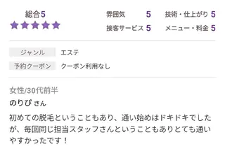 エステサロンvivi 脱毛・エステ・まつ毛のその他イメージ