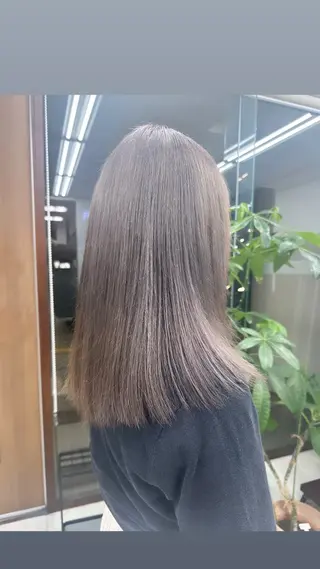 セミロング 透明感カラー/暖色 木村 実来のヘアスタイル