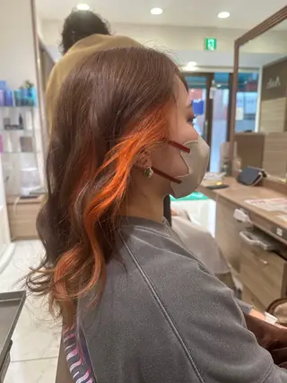 ロング 縮毛募集中🔥 小平悠人のヘアスタイル