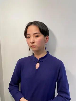 ショート 似合わせカット /パーマ岡本淳平のヘアスタイル