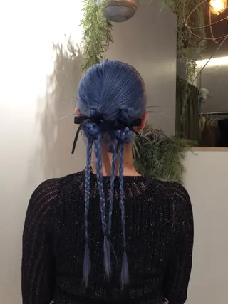 カラー ヘアアレンジ 👽個性派ネイル🎀 komachiのヘアスタイル