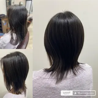セミロング ゴトウ エイイチのヘアスタイル