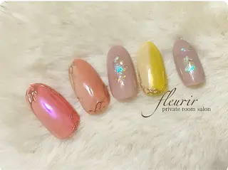 ネイル フルリール 【プライベートサロンのネイルデザイン