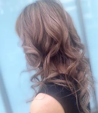 ロング カラー ヘアアレンジ newi銀座所属・大人髪質改善/ 源美晴のヘアスタイル