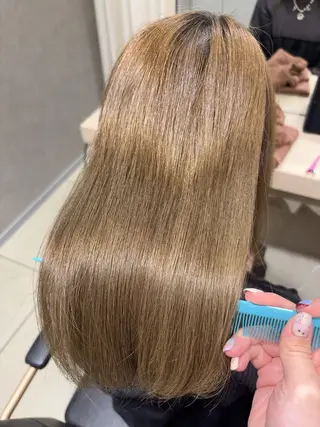 ロング 🍒カラー/縮毛🍒 こばるのヘアスタイル