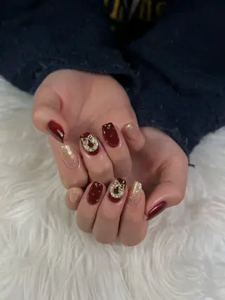 ネイル 🫧‪Yuri🫧 年始予約受付中🌟のネイルデザイン