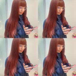 ロング カラー Zina‎ 🤍 AYAのヘアスタイル